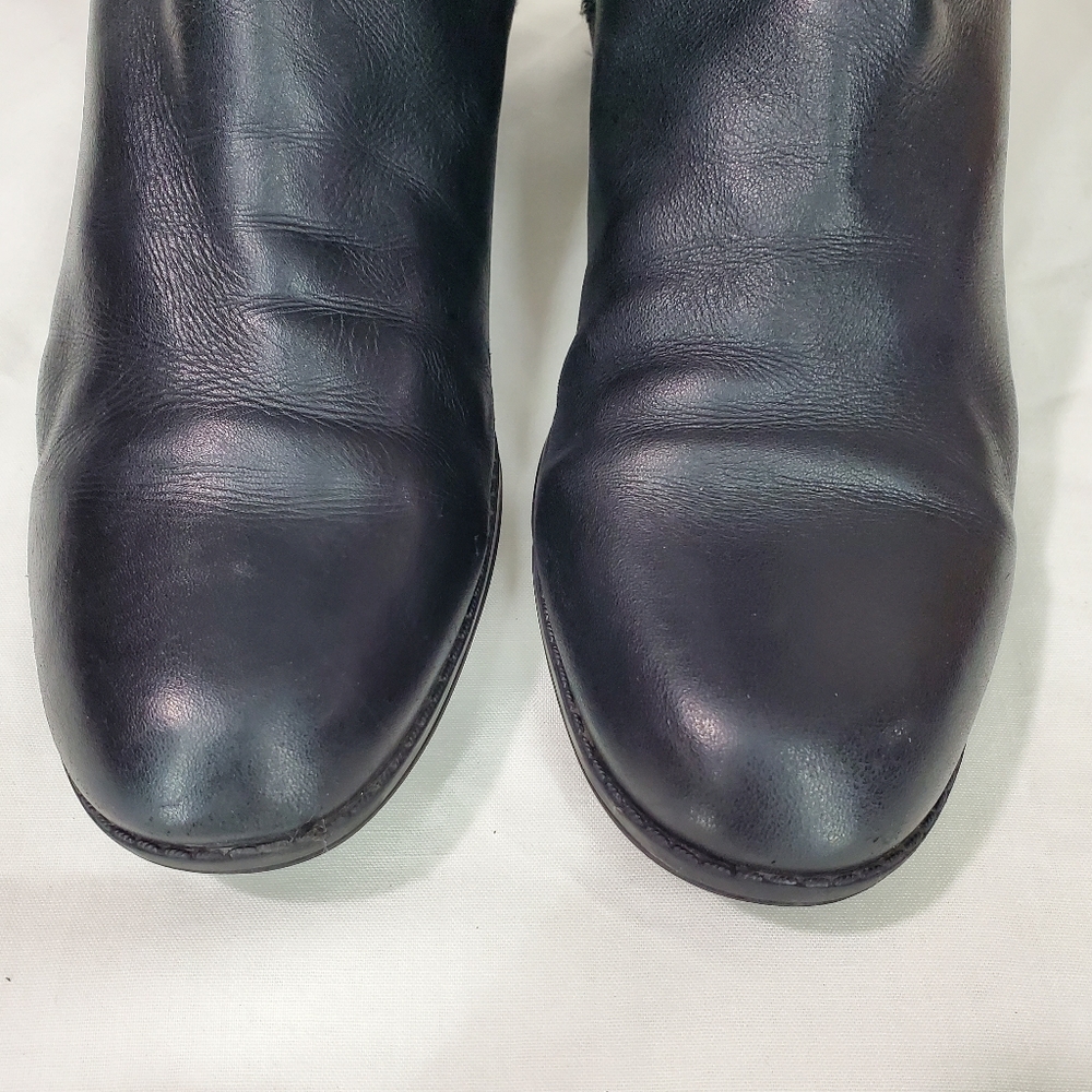 Bandolino BDClassieWomen's Black Tall Side Zip Quilted Riding Boot Size 9.5 - Picture 11 of 15